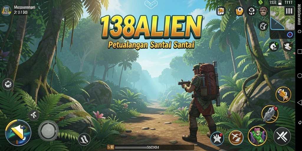 Tampilan seru gameplay 138ALIEN yang penuh warna.