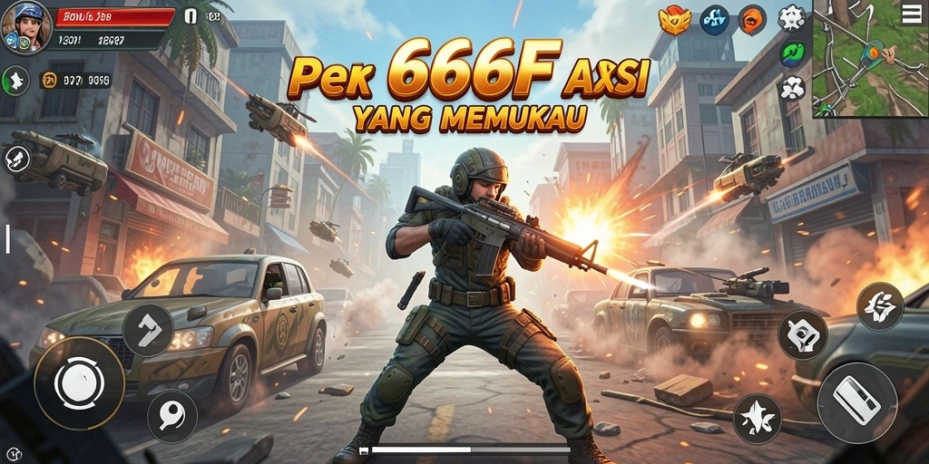 Screenshot gameplay <strong>666F</strong> menampilkan aksi seru dan mendebarkan.