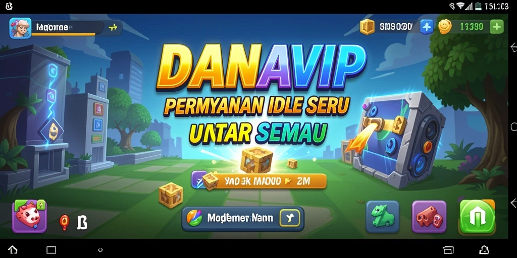 Tampilan gameplay menarik dalam DANAVIP yang menghibur.