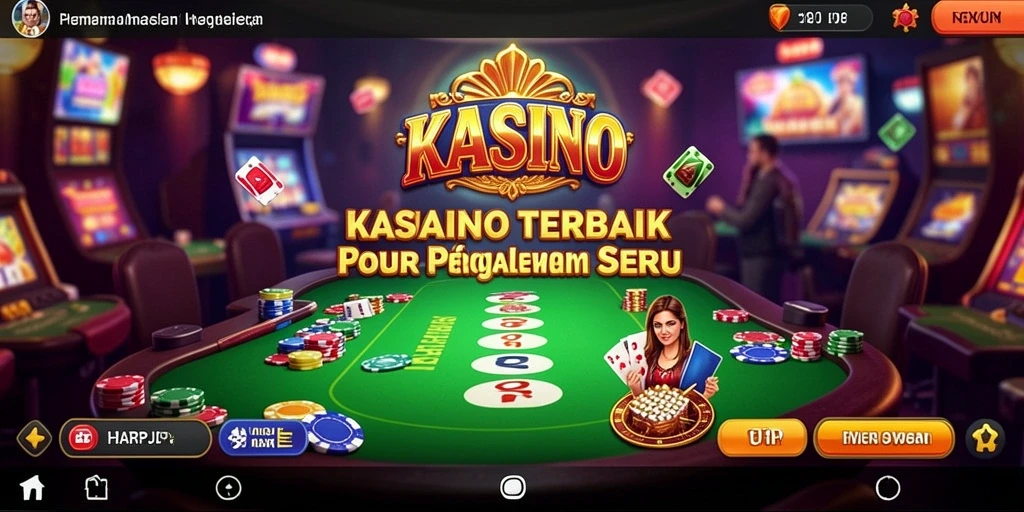 Tampilan gameplay seru dari permainan Kasino di HARAPJP.