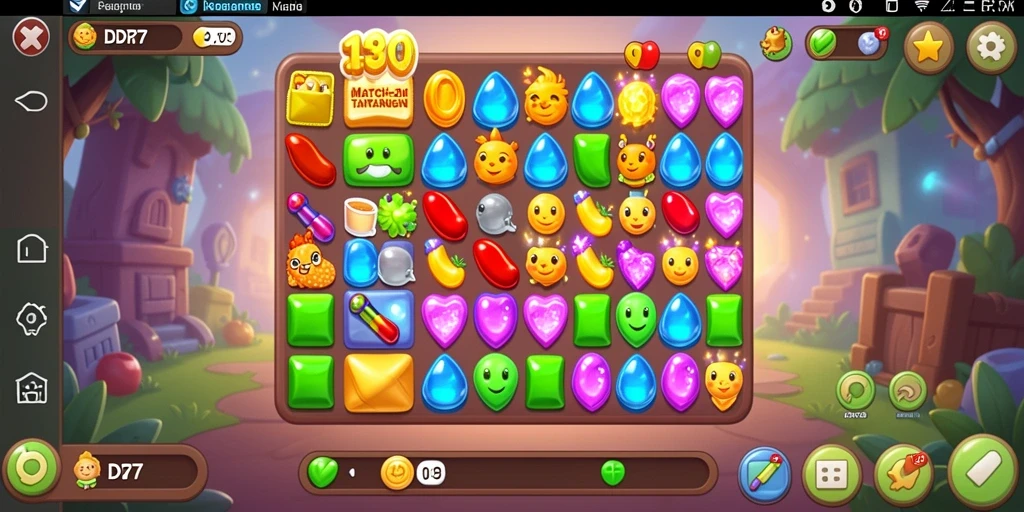 Tampilan gameplay IDR77 yang seru dan penuh warna.
