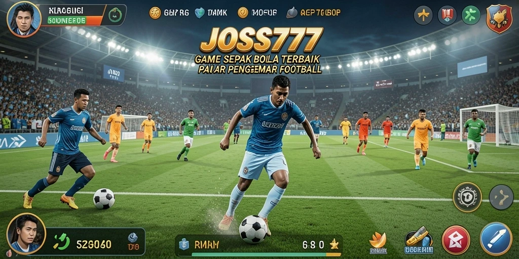 Gameplay sepak bola yang seru dan mendebarkan di JOSS777.