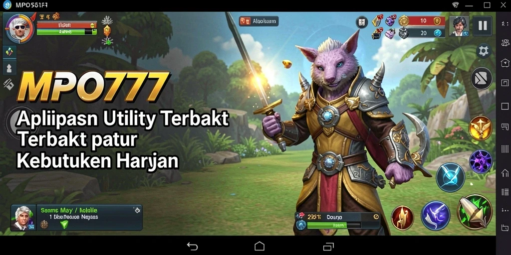 Screenshot MPO777 menunjukkan antarmuka yang ramah pengguna dan fitur yang jelas.
