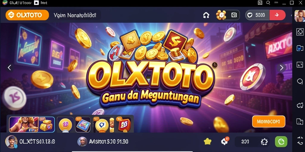 Screenshot gameplay OLXTOTO menampilkan keseruan putaran Slot.