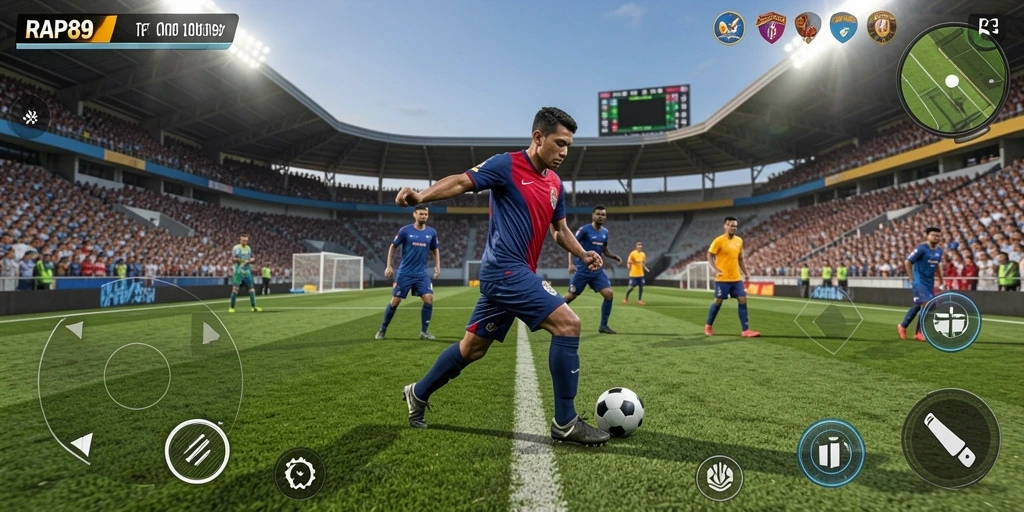 Screenshot gameplay RAP89 menampilkan aksi seru dan grafis yang memukau.
