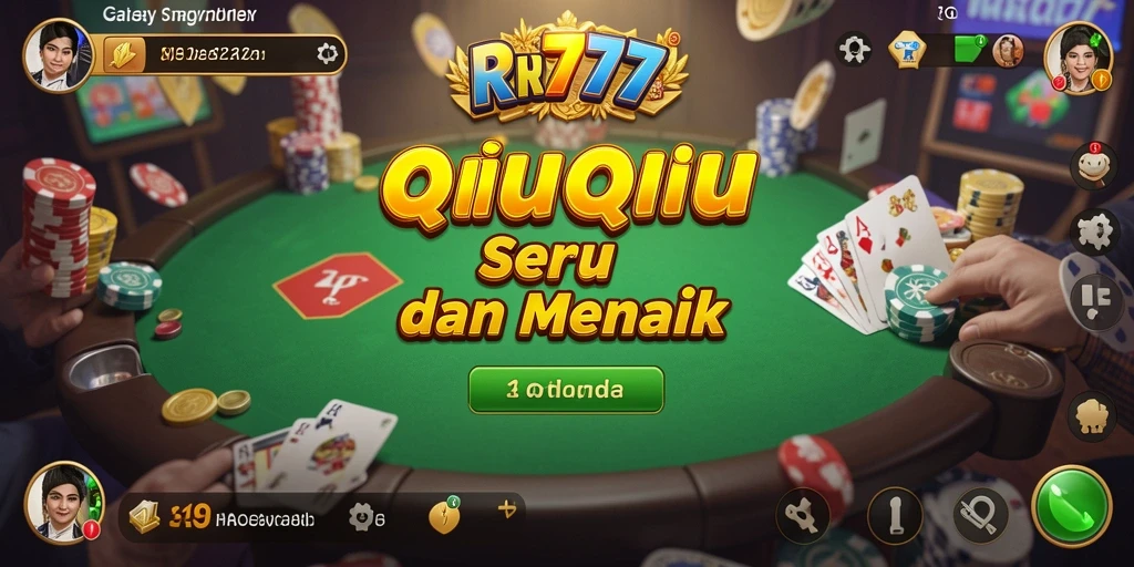 Screenshot gameplay QiuQiu RR777 menunjukkan aksi seru dan grafis yang kaya.