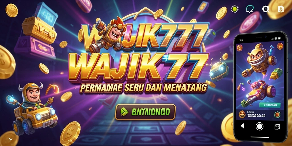 Menampilkan aksi gameplay seru dalam WAJIK777.